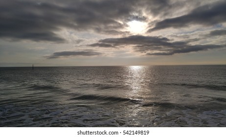 Sunset At Englewood Beach In Florida