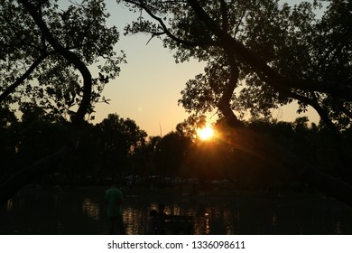 Sunset in the evening