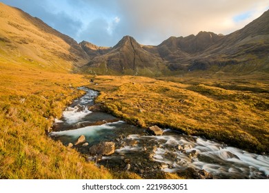 Sunset At Fairy Pools, Isle Of Skye