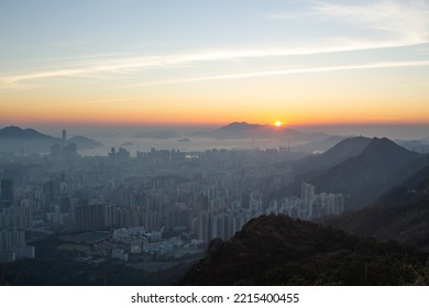 Sunset At Fei Ngo Shan (Kowloon Peak), Hong Kong