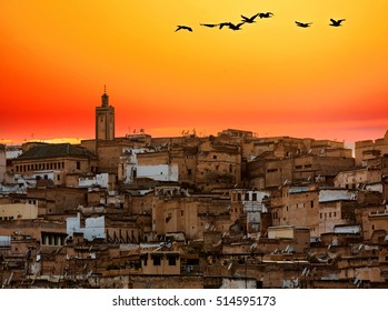 Sunset In Fez, Morocco