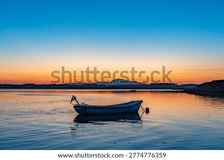Sunset at Four Mile Bridge , Anglesey , Uk 