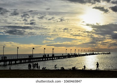 Sunset At Frankston Pier.Australia