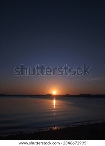 Similar – Foto Bild Sonnenuntergang am Ammersee in Bayern, Deutschland