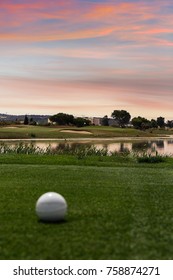 Sunset golf course.