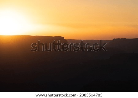 Sunset At Grandcanyon South Rim  