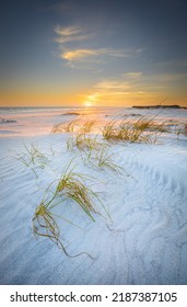 Sunset At Gulf Islands National Seashore.