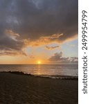 Sunset at Haleiwa Beach Park in North Shore, Haleiwa, Oahu, Hawaii