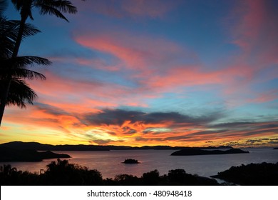 Sunset In Hamilton Island