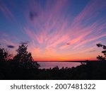 Sunset at High Cliff State park