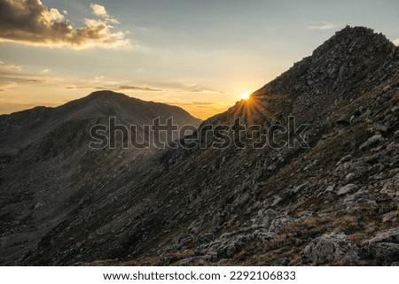 Sunset in the Hunter-Fryingpan Wilderness