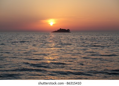 sunset island