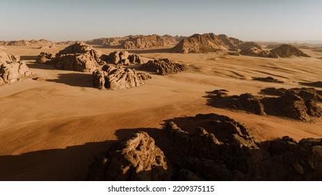 Sunset In The Jordan Desert