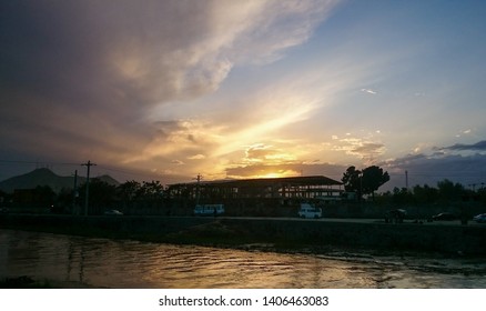 Sunset, Kabul, Afghanistan, Kabul River