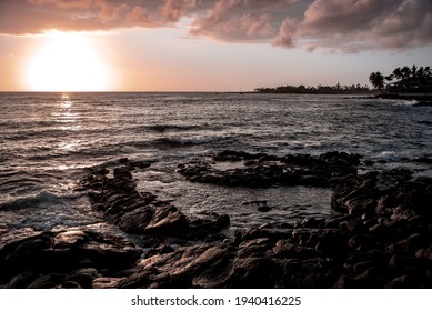 Sunset In Kailua-Kona, Hawaii (Big Island)