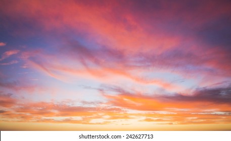 Sunset Kaleidoscope Australian Summer Pink Sky