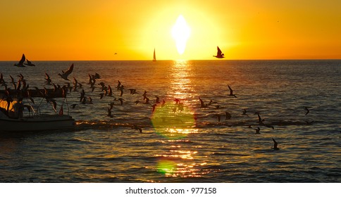 sunset of keywest florida