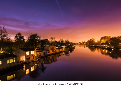 Sunset At Kingston Upon Thames