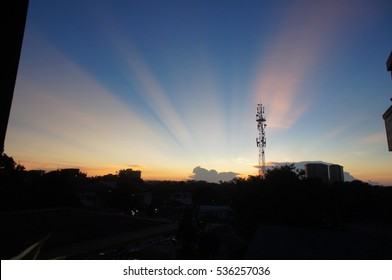 Sunset In Kinshasa, Congo