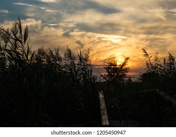 Sunset At Kiskunhalas, Hungary 