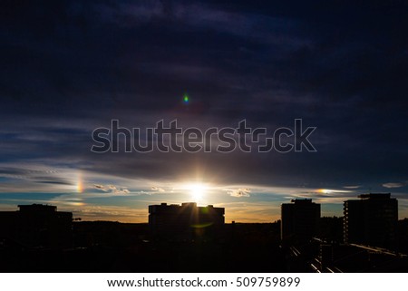 Sunset in Kouvola