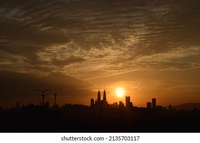 Sunset In Kuala Lumpur City Center