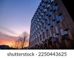 Sunset of Kwanjeong Library, the Library in Seoul National University