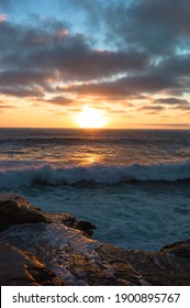 Sunset At La Jolla Seal Beach