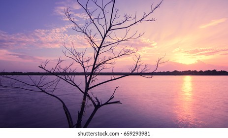 Sunset lake