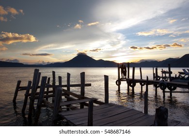 Sunset Lake Atitlan