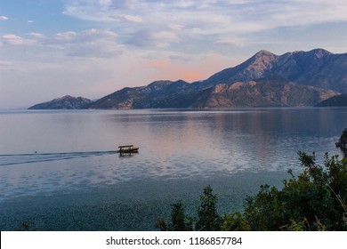 Sunset In Lake Skadar