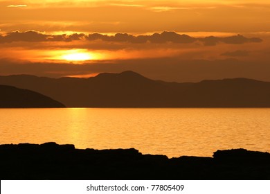 Sunset At Lake Turkana, Kenya