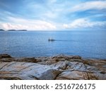 Sunset landscape of Lad Koh View Point,located in Koh samui,Suratthani of Thailand