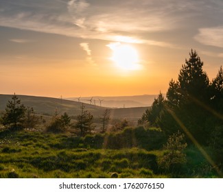 Sunset Landscape Photos Taken At Crown Point In Burnley, Lancashire.