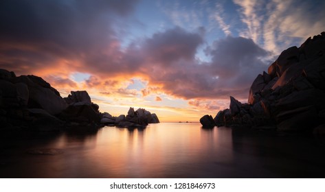 Sunset Landscape Sardinia