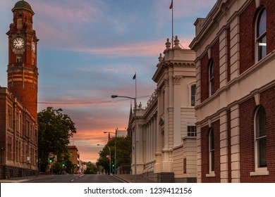 Sunset In Launceston, Tasmania