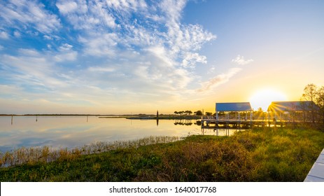 Sunset Light In Kissimmee Florida