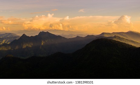 Sunset Light at the Mountain