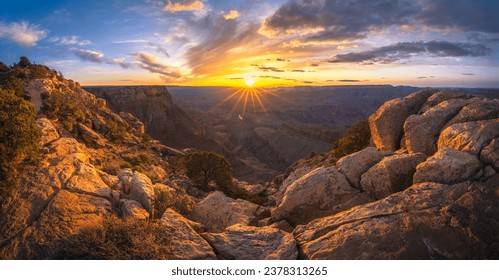 sunset at the lipan point in the grand canyon national park in arizona, usa - Powered by Shutterstock