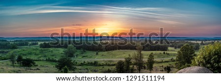Sunset from Litte Round Top