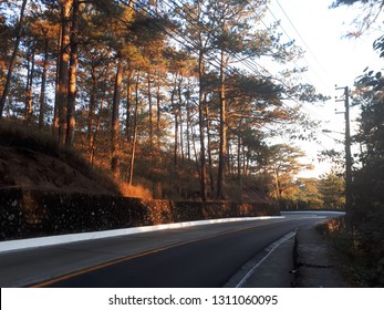 Sunset At Loakan Road Baguio City, Philippines