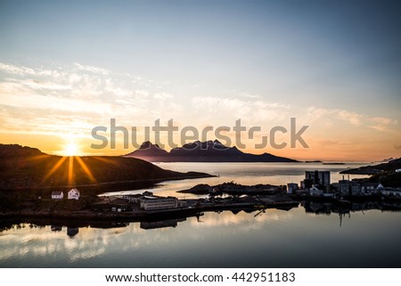 Sunset in Lofoten