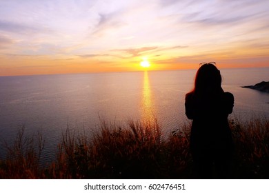 Sunset lonely