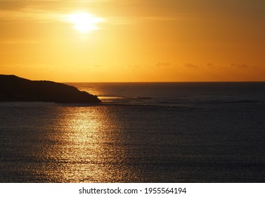 Sunset Looking Over North End Of Rottnest Island, Western Australia