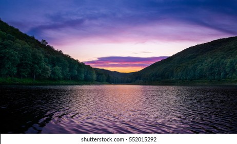 Sunset at Lyman Run Reservoir 