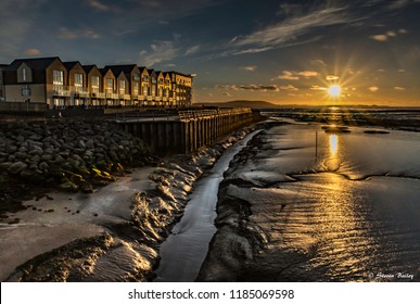 Sunset At Machynys Llanelli, Carmarthenshire, Wales