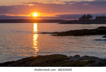 Sunset in Maine