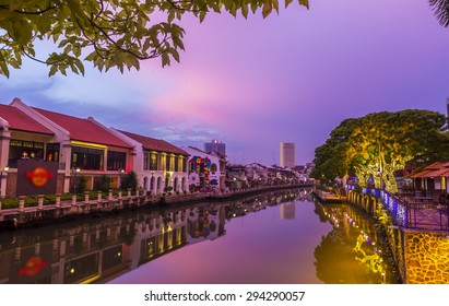 Sunset In Malacca