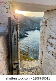 Sunset In Mama Mia Cliff, Skopelos.