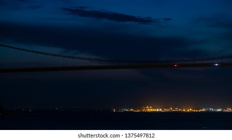 The Sunset In Maputo From The Port